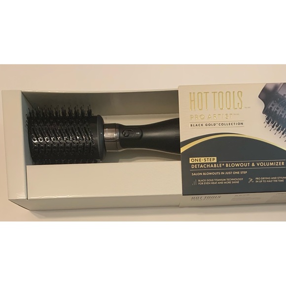 GIFTS + Hot Tools Pro Artist Black Gold One-Step Detachable Blowout & Volumizer - Picture 3 of 11